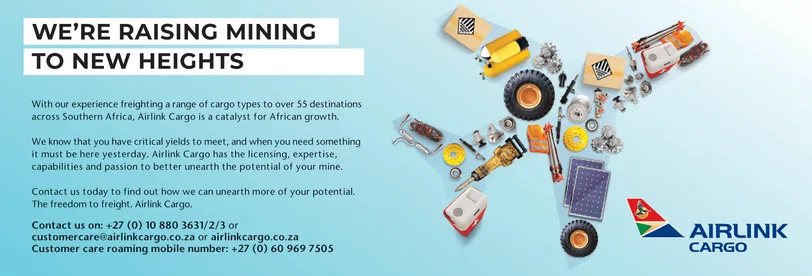 Airlink Cargo ad: We’re raising mining to new heights
